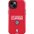 NBA Los Angeles Clippers Standard Red iPhone 15 Impact Case